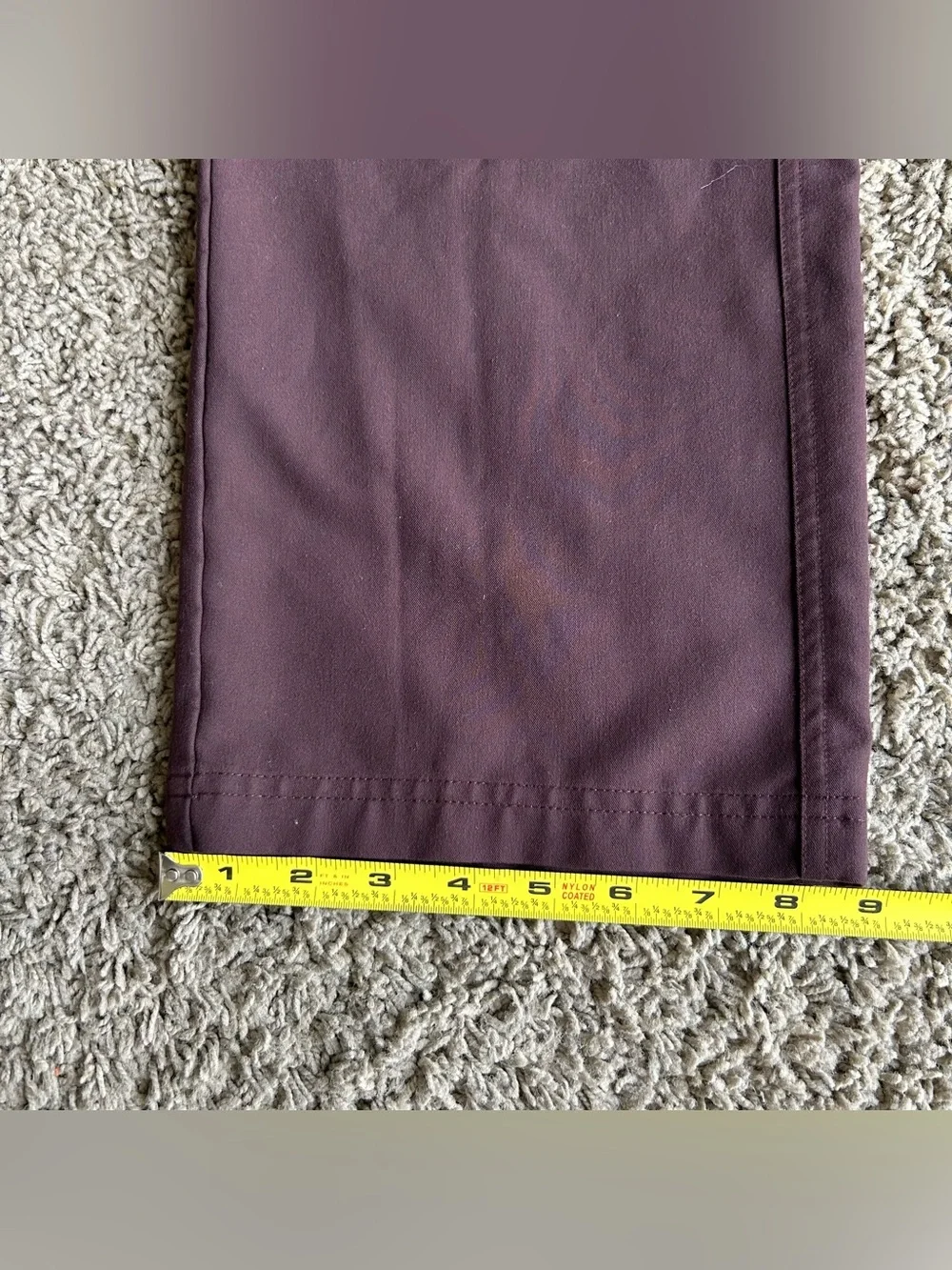 FIGS Cairo Scrub Pants Mens XL(36x32) Burgundy Cargo Technical Nurse Medical